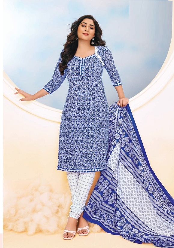 Deeptex Miss India 74 Casual Daily Wear Cotton Printed Dress Material Collection
